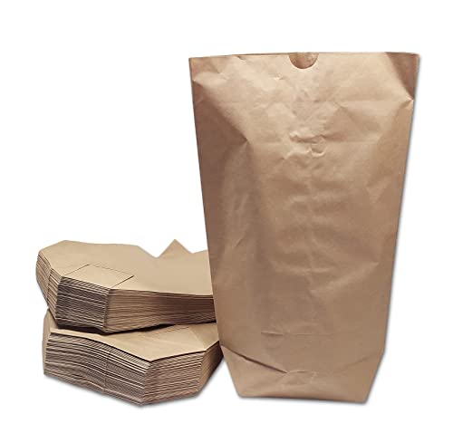 verpacking Kraftpapiertüten Braun mit Kreuzboden Papiertüten Tüten Kreuzbodenbeutel (50, 23x37cm) von verpacking