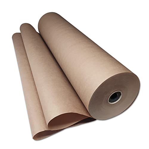 verpacking Kraftpapier 70g/m² Packpapier 75 cm x 300 m auf Rolle | braunes Papier | Geschenkpapier | Verpackungsmaterial von verpacking