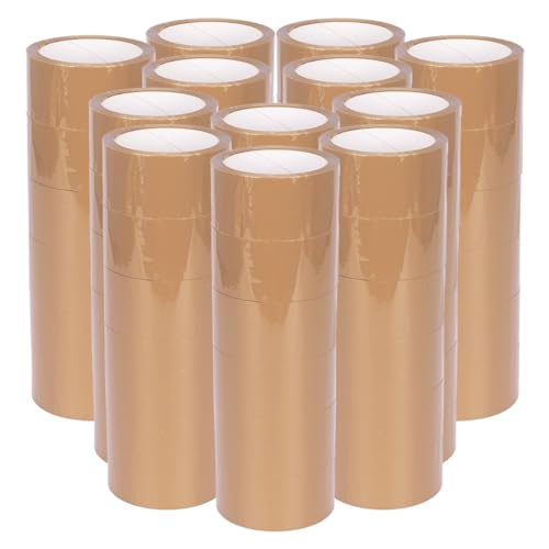 verpacking PP Klebeband 50 mm x 66 m Braun [Ausf??hrung, Farbe & St??ckzahl w??hlbar] Standard abrollend Paketklebeband Packband Verpackungsklebeband 72 Rollen von verpacking