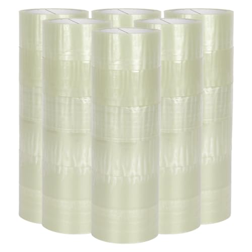 verpacking PP Klebeband 50 mm x 66 m Transparent [Ausführung, Farbe & Stückzahl wählbar] Standard abrollend Paketklebeband Packband Verpackungsklebeband 36 Rollen von verpacking