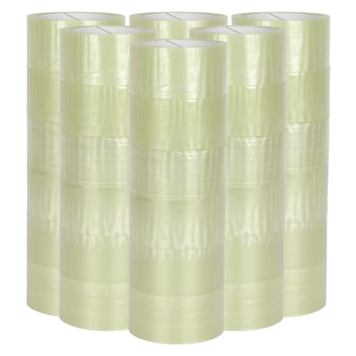 verpacking PP-Klebeband 50 mm x 66 m Transparent [Ausführung, Farbe & Stückzahl wählbar] extra leise abrollend Paketklebeband Packband Verpackungsklebeband 36 Rollen von verpacking