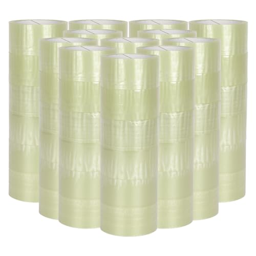 verpacking PP-Klebeband 50 mm x 66 m Transparent [Ausf??hrung, Farbe & St??ckzahl w??hlbar] extra leise abrollend Paketklebeband Packband Verpackungsklebeband 72 Rollen von verpacking