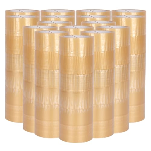 verpacking PP-Klebeband 50 mm x 66 m Transparent [Ausf??hrung, Farbe & St??ckzahl w??hlbar] leise abrollend Paketklebeband Packband Verpackungsklebeband 96 Rollen von verpacking