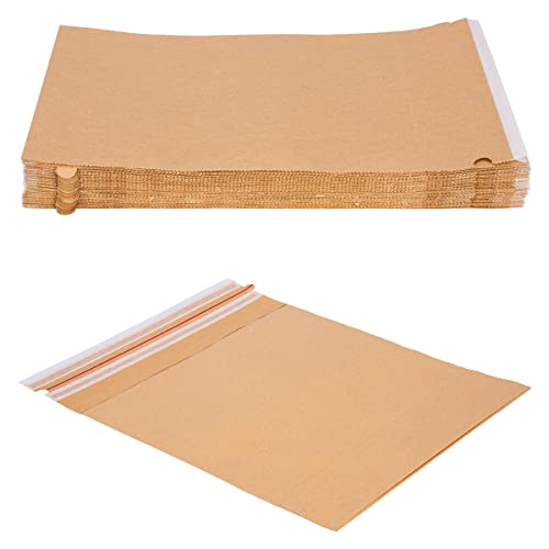 verpacking Versandbeutel aus Kraftpapier 120 g/m² wiederverschließbar 34 x 37 cm Versandtasche Warensendung (50 Stück) von verpacking