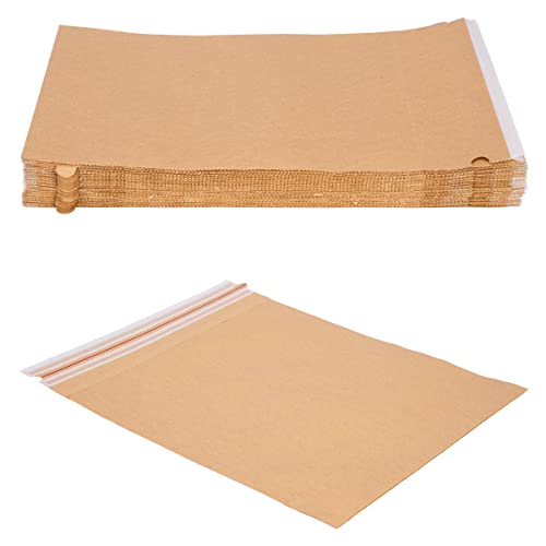 verpacking Versandbeutel aus Kraftpapier 120 g/m² wiederverschließbar 38 x 44 cm Versandtasche Warensendung (50 Stück) von verpacking