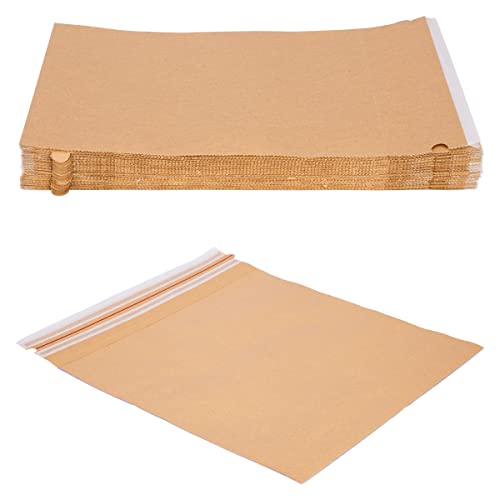 verpacking Versandbeutel aus Kraftpapier 120 g/m² wiederverschließbar 42 x 44 cm Versandtasche Warensendung (50 Stück) von verpacking