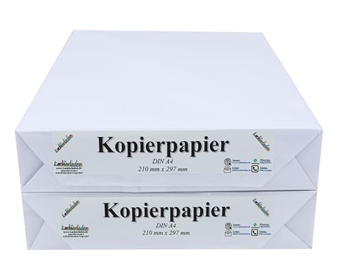 1.000 Blatt Druck- und Kopierpapier DIN A4 75g/m² COPY PAPER Kopierpapier, Druckerpapier, Universalpapier, Papier versando von versando