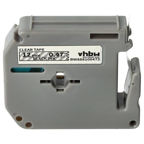 vhbw 1x Schriftband-Kassette Ersatz für Brother M-K131s, MK131, MK131s, LMM131, M-K131 für Etiketten-Drucker 8m x 12mm Schwarz auf Transparent vhbw 1x Schriftband-Kassette Ersatz für Brother M-K131s, MK131, MK131s, LMM131, M-K131 für Etiketten-Drucker 8m x 12mm Schwarz auf Transparent von vhbw