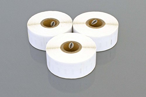 vhbw Set 3x Etiketten-Rolle 19mm x 51mm (220 Etiketten) kompatibel mit Dymo LabelWriter SE 300 Etiketten-Drucker von vhbw