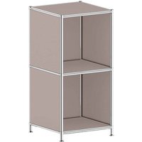 viasit Aktenregal System4 taupe 40,4 x 40,4 x 80,7 cm von viasit