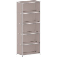 viasit Aktenregal System4 taupe 77,9 x 40,4 x 193,2 cm von viasit