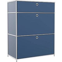 viasit System4 Schubladenschrank violettblau 1 Schublade 77,9 x 40,4 x 99,35 cm von viasit