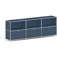 viasit Sideboard System4, 214891 violettblau 227,9 x 40,4 x 80,7 cm von viasit