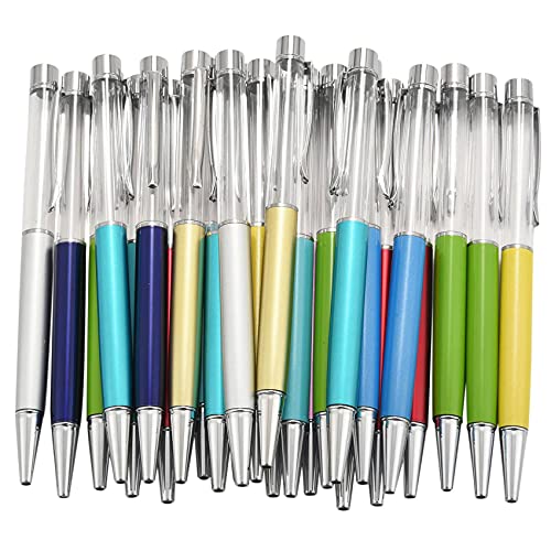 Baalaa 27 bunte leere Tuben schwimmende DIY-Stifte Kugelschreiber, zum Erstellen Ihrer Lieblings-Flüssigsandstifte, Geschenk von victuals