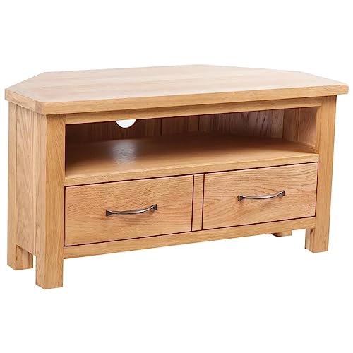 vidaXL Eiche Holz TV Fernsehtisch Fernsehschrank TV-Schrank Kommode Lowboard Oak von vidaXL