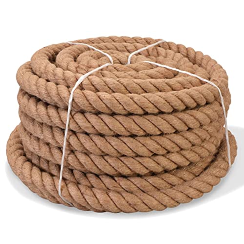 vidaXL Juteseil 100% Jute 30mm 50m Tau Seil Hanfseil Tauwerk Hanf Naturhanf von vidaXL