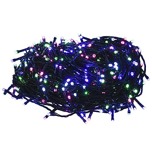 vidaXL LED Lichterkette mit 300 LEDs Weihnachtsbeleuchtung DIY Dekoration Weihnachtsdeko Außen Innen Garten Party Hochzeit Pastell Mehrfarbig 30m PVC von vidaXL