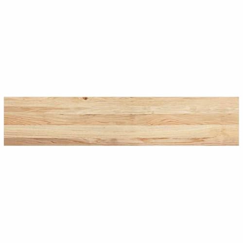 vidaXL Treppenstufen 2 STK. Unbehandelt 120x30x2 cm Massivholz Eiche, Treppenstufe für Holztreppen, Treppenstufe Holz, Fenstersims, Treppenstufe Eiche von vidaXL