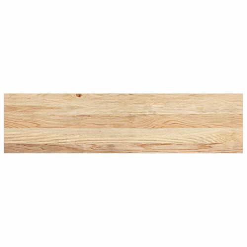 vidaXL Treppenstufen 4 STK. Unbehandelt 100x25x2 cm Massivholz Eiche, Treppenstufe für Holztreppen, Treppenstufe Holz, Fenstersims, Treppenstufe Eiche von vidaXL