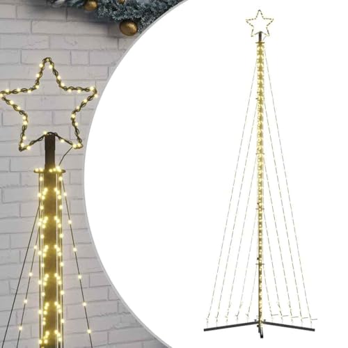 vidaXL Weihnachtsbaum-Beleuchtung 495 LEDs Warmweiß 300,5 cm von vidaXL