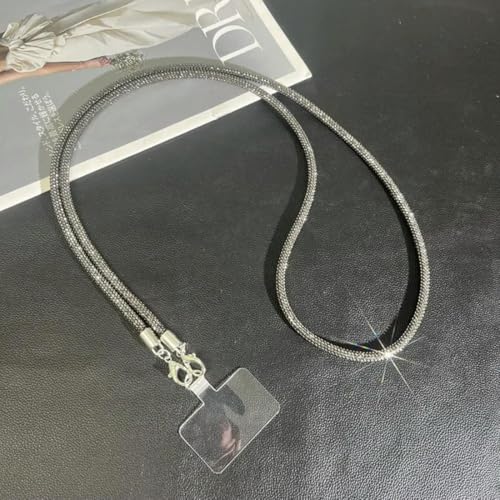 vortixia Umhängekette mit Glitzer-Strass, Telefon-Lanyard, langes Hängeband, Handy-Seil, Anti-Drop-Handykette von vortixia