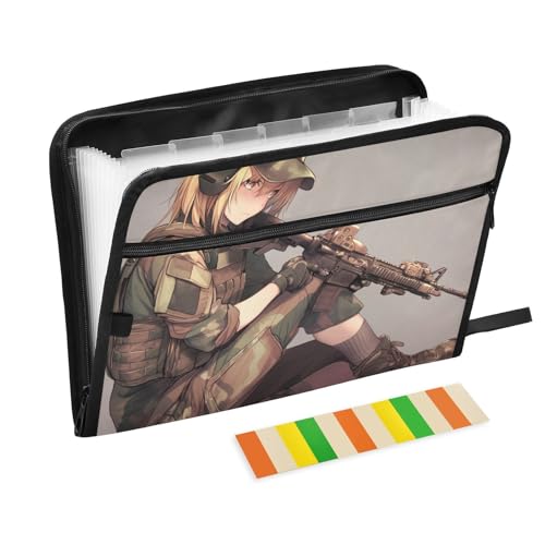 Fächermappe, Armee-Camouflage, 13 Fächer, A4, Briefgröße, mit Reißverschluss, für Organizer-Ordner Fächermappe, Armee-Camouflage, 13 Fächer, A4, Briefgröße, mit Reißverschluss, für Organizer-Ordner von voucong