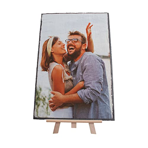 wandmotiv24 Schiefer-Wandbild mit Staffelei - Foto auf Schieferplatte mit Online-Vorschau - personalisierte Wanddeko - Schieferbild mit Wunschmotiv - Fotogeschenk - 20x30 cm von wandmotiv24