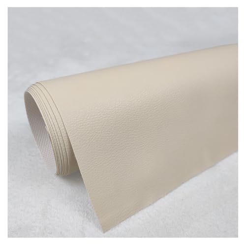 Kunstleder Lederimitat Lederstoff Polsterstoff Möbelstoff Meterware Bezugsstoff Leder Polsterstoff Stoff Lederstoff Möbelstoff Kunstleder Möbel Textil Meterware Polster (Size:1.6X10m,Color:Beige 5#) von wangk