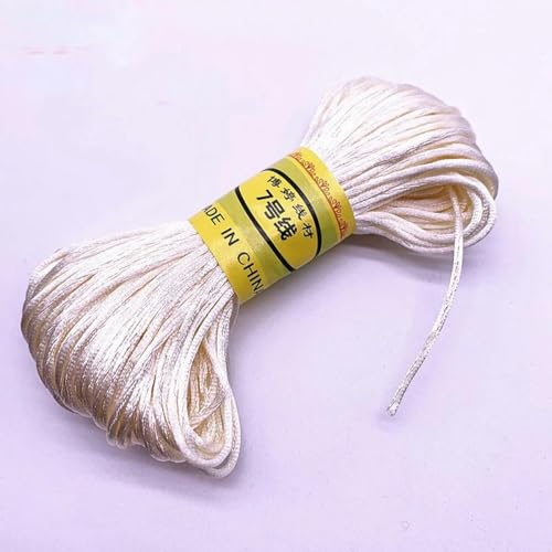 20 Yards/lot 1,5mm Chinesische Knoten Linie Schnur Seide Satin Schnur Nylon Schnur DIY String Halskette Armbänder Cord-05 von wejiay