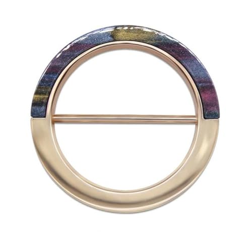 35/40/45 mm Gürtelschnallen aus Metallharz, Basteln, Dekoration, Schnallen, T-Shirt-Clips, modischer Schal-Clip-Ring, DIY-Nähzubehör-3,5 cm-C01 Gold704 von wejiay