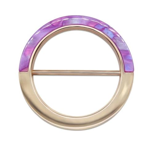 35/40/45 mm Gürtelschnallen aus Metallharz, Basteln, Dekoration, Schnallen, T-Shirt-Clips, modischer Schal-Clip-Ring, DIY-Nähzubehör-3,5 cm-C05 Gold704 von wejiay