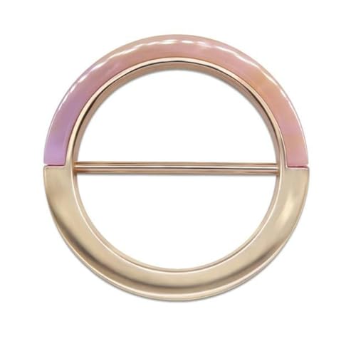 35/40/45 mm Gürtelschnallen aus Metallharz, Basteln, Dekoration, Schnallen, T-Shirt-Clips, modischer Schal-Clip-Ring, DIY-Nähzubehör-3,5 cm-C06 Gold704 von wejiay