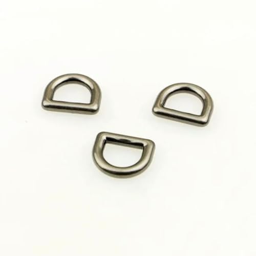 5/10 Stück 10–38 mm Metall O Dee D-Ring Schnallen Rucksackgurt Verschluss Gürtelschlaufen Hundehalsband Gurtbandhaken DIY Lederzubehör-13 mm-10 Stück-Antiksilber von wejiay