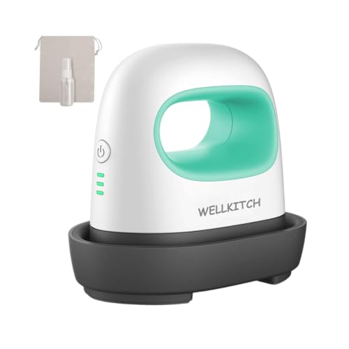 wellkitch Mini-Heißklebemaschine – Mehrzweck – Vinyl zum Aufbügeln, Sublimation, T-Shirts, Digitalsticker, Sublimationsdrucker und Mini-Bügeleisen von wellkitch