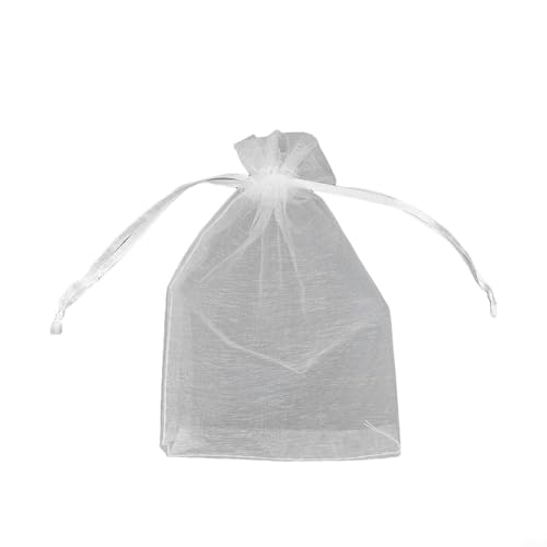 Organza-Beutel, perfekt für Hochzeiten, Schmuckverpackungen und Partygeschenke, mit praktischem Kordelzug (10 x 15 cm), 100 Stück von wenyouya