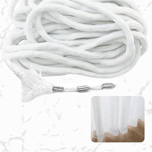 500g Bleiband für Gardinen, 10m Beschwerer für Vorhänge, Bleikette，Fügt Faltenwurf Hinzu, Gardinenbeschwerer Unten, perfekte Falten, Gardinenstoffe, Moskitonetz, Outdoor Glatte Aufhängung (50g/m) von winbest