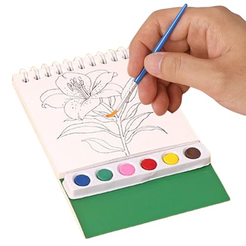wiroouia Aquarell Malbuch - Zeichenbuch Mit Pinsel | Lernmalbuch Für Anfänger Perfekt Für Kreatives Malen Geburtstag Kunstunterricht Und Reise wiroouia Aquarell Malbuch - Zeichenbuch Mit Pinsel | Lernmalbuch Für Anfänger Perfekt Für Kreatives Malen Geburtstag Kunstunterricht Und Reise von wiroouia