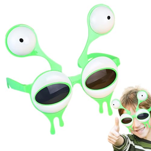 wiroouia Partybrillen für Erwachsene,Brillen für Partys | Lustige kreative Augapfelform Kinderbrille,Kostümzubehör Foto-Requisiten, bequeme multifunktionale Partybrille für Halloween von wiroouia