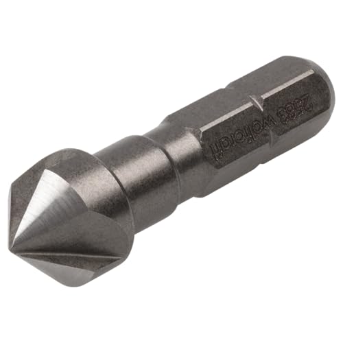 wolfcraft Kegelsenker HSS, Sechskant-Schaft ∅ 10 mm I 2583000 I Für präzises Senken von Bohrlöchern für bündige Verschraubungen in Metall und Kunststoff von wolfcraft