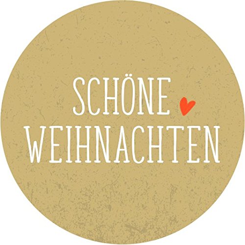 wolga-kreativ 120 Aufkleber Weihnachten "schöne Weihnachten" Geschenk Advent Frohe Weihnachten Etiketten selbstklebend für Geschenke von wolga-kreativ