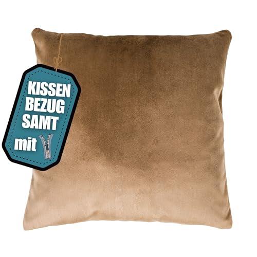 wollyflaushi Kissenbezug 35x35 cm Braun -Luxuriöser weicher Samt- verdeckter Reißverschluss Kissenhülle Samtstoff einfarbige Bezüge Sofakissen Dekokissen Kopfkissen wollyflaushi Kissenbezug 35x35 cm Braun -Luxuriöser weicher Samt- verdeckter Reißverschluss Kissenhülle Samtstoff einfarbige Bezüge Sofakissen Dekokissen Kopfkissen von wollyflaushi