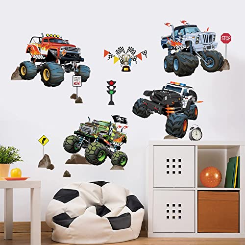 wondever Wandtattoo Autos Junge Wandaufkleber Rennauto Cars Wandsticker Wanddeko für Kinderzimmer Jungen Babyzimmer Schlafzimmer von wondever