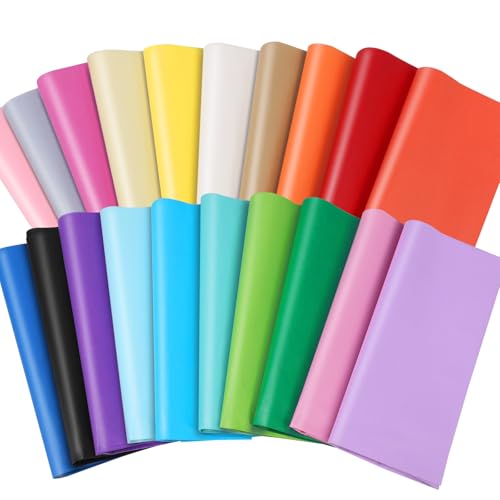 100 Blatt Seidenpapier Bunt, 20 Farben Tissue Paper Verpackungsmaterial Seidenpapier Geschenkpapier für Hochzeit Geburtstag Weihnachten Deko DIY Basteln Verpacken (50x70 cm) von woric