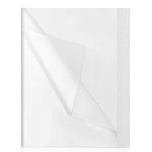 100 Blatt Seidenpapier Weiß, 50x70 cm Packseide Verpackungsmaterial Seidenpapier Geschenkpapier für Hochzeit Geburtstag Ostern Deko Basteln Verpacken DIY von woric