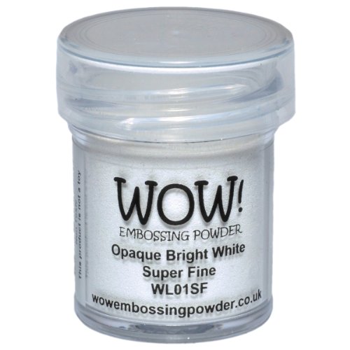 Wow Embossing Powder WOW Embossing-Puder, 15 ml, deckend, hellweiß von WOW!