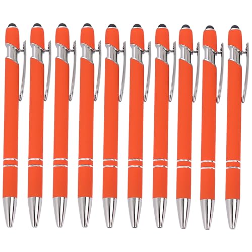 wuayi Kugelschreiber 10-Teilig Aluminium-Stabstift Ergonomischer Kugelschreiber Premium-Kugelschreiber-Set SprüHkleber Klickstift (B) von wuayi