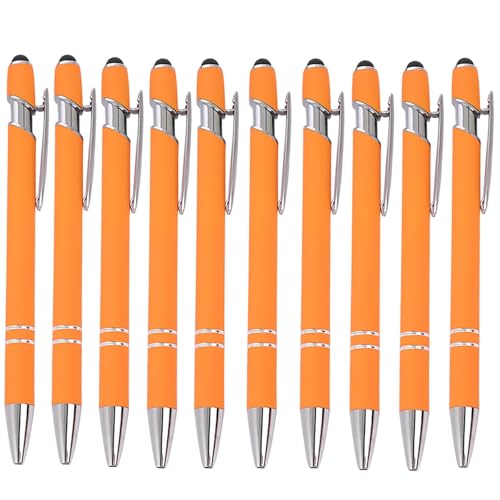 wuayi Kugelschreiber 10-Teilig Aluminium-Stabstift Ergonomischer Kugelschreiber Premium-Kugelschreiber-Set SprüHkleber Klickstift (C) von wuayi