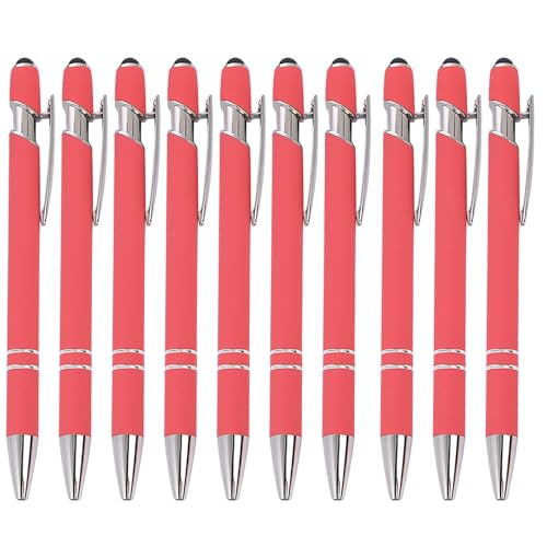 wuayi Kugelschreiber 10-Teilig Aluminium-Stabstift Ergonomischer Kugelschreiber Premium-Kugelschreiber-Set SprüHkleber Klickstift (K) von wuayi