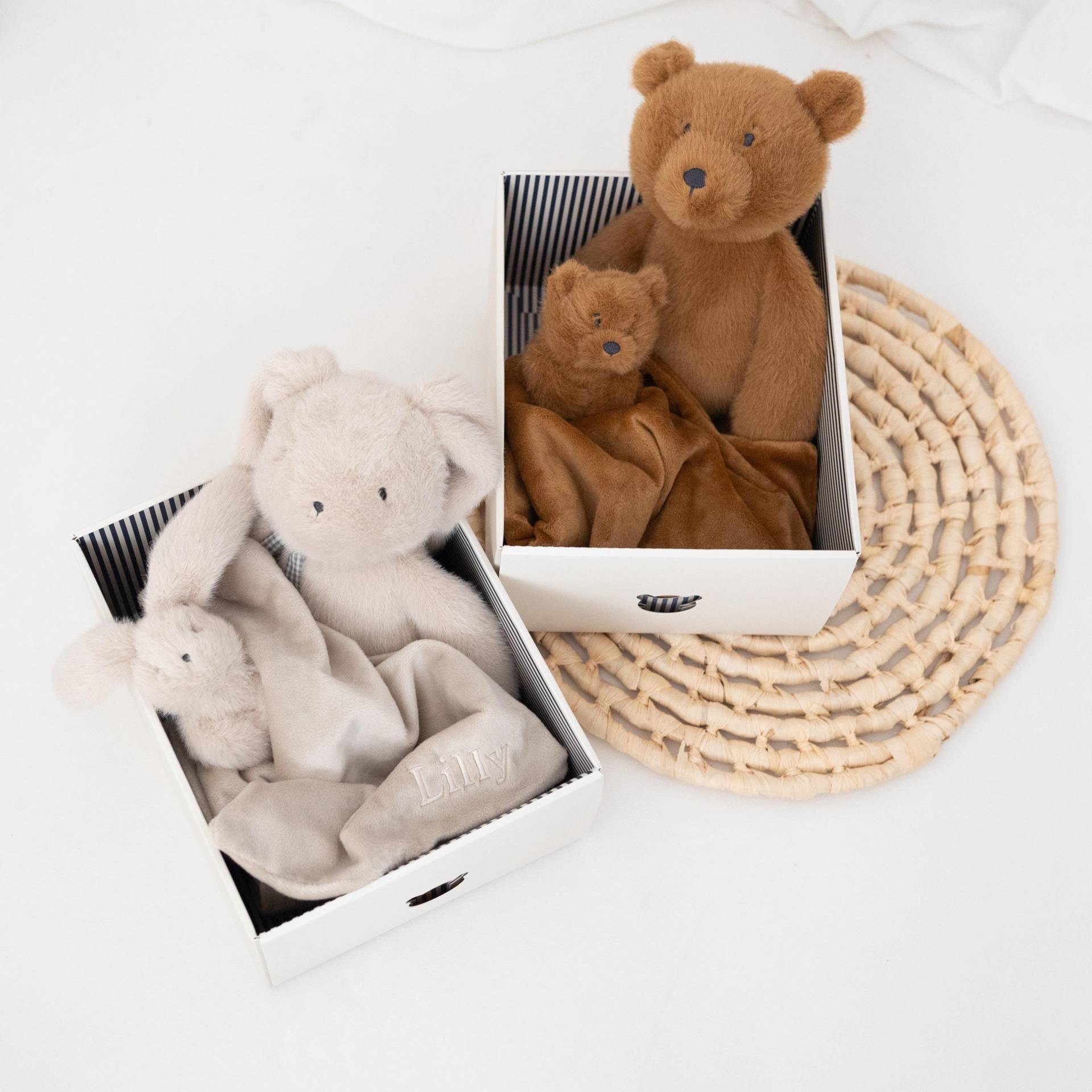 Baby Geschenkbox, Geschenk Personalisiert, Geburt, Geschenkbox Baby, Babyparty, Babyset Geschenkset Geburt von wunderwunsch