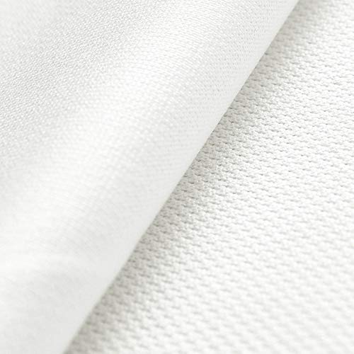 Coolmax® Light - 100% Polyester Coolmax - schnell trocknend - beidseitig verwendbar - rascher Feuchtigkeitstransport - Stoff - Meterware (weiß) von Aktivstoffe